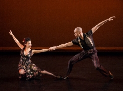 Alvin+Ailey+American+Dance+Theater's+Belen+Pereyra+and+Yannick+Lebrun+in+Paul+Taylor's+Piazzolla+Caldera.+Photo+by+Paul+Kolnik