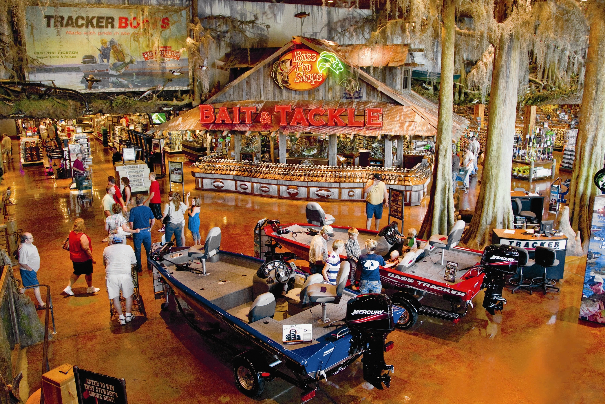 Early opening: Region's new, mega-sized Bass Pro Shops store almost done