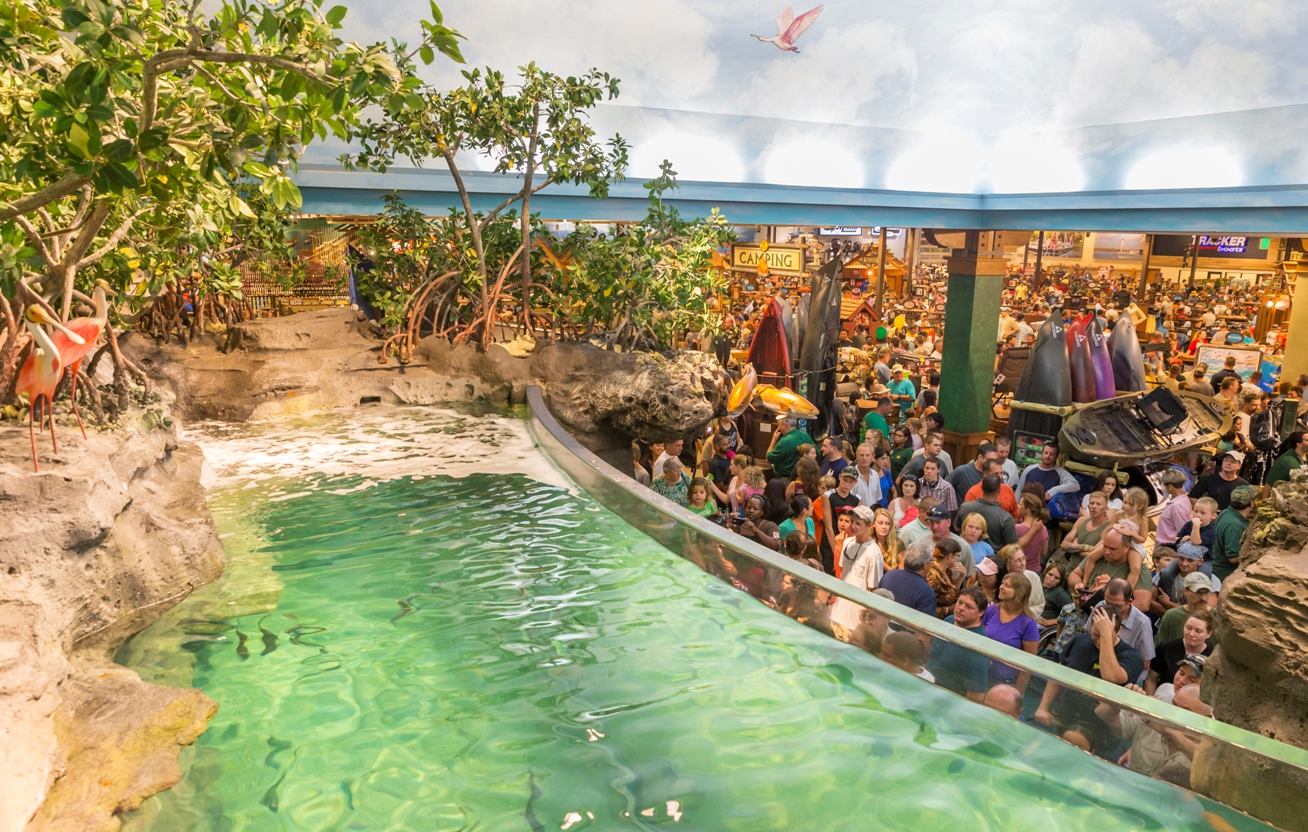 Early opening: Region's new, mega-sized Bass Pro Shops store almost done