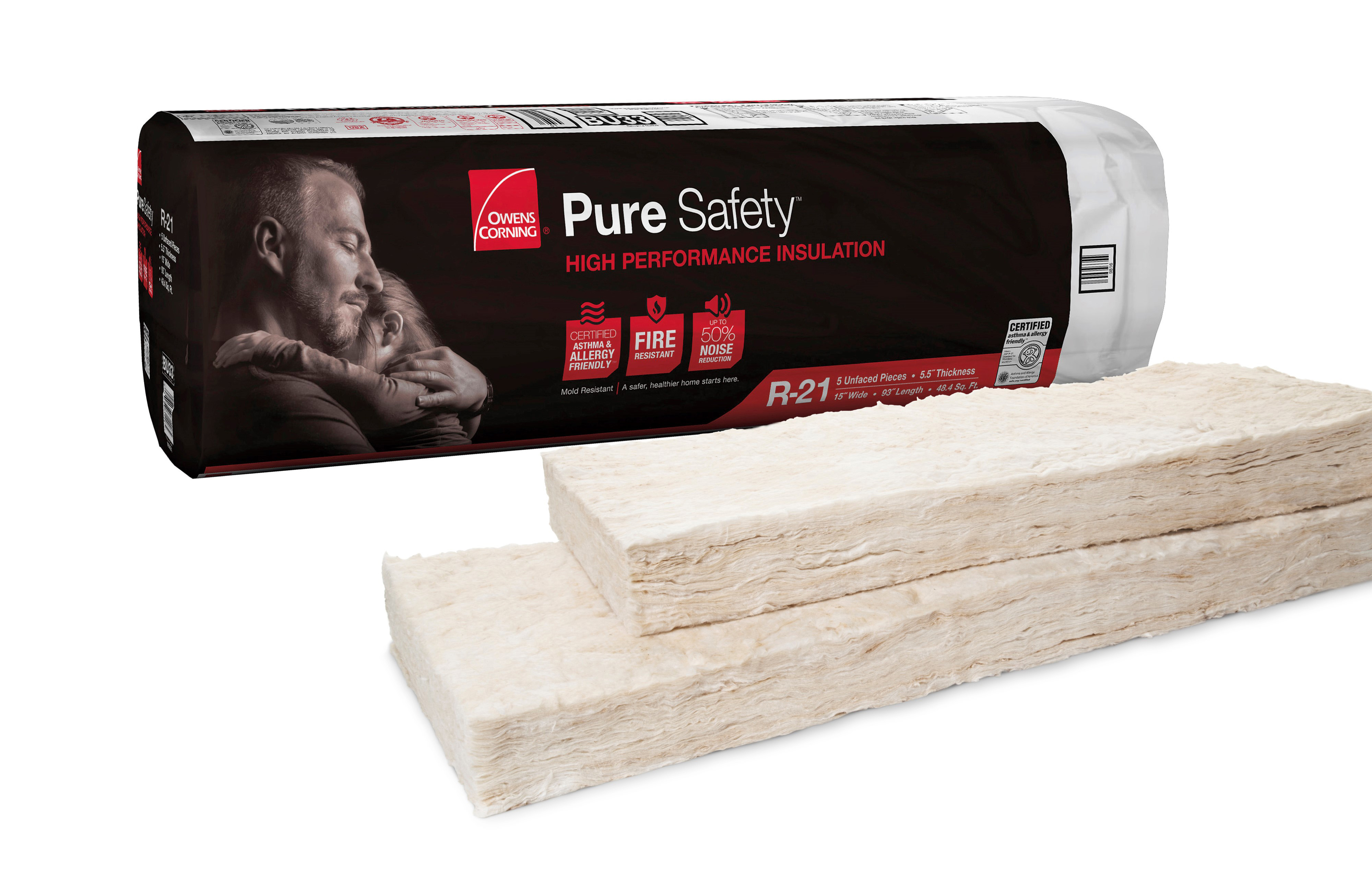 Owens Corning R-21 Un-Faced Fiberglass Insulation Batts - Shop Now