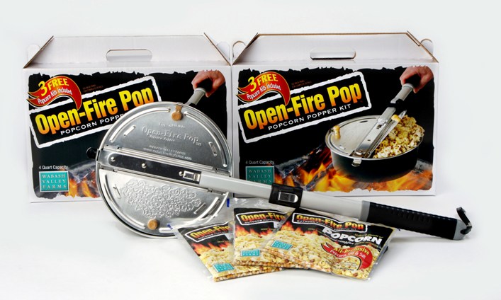 Bass Pro Shops Open Fire Pop Popcorn Popper Kit