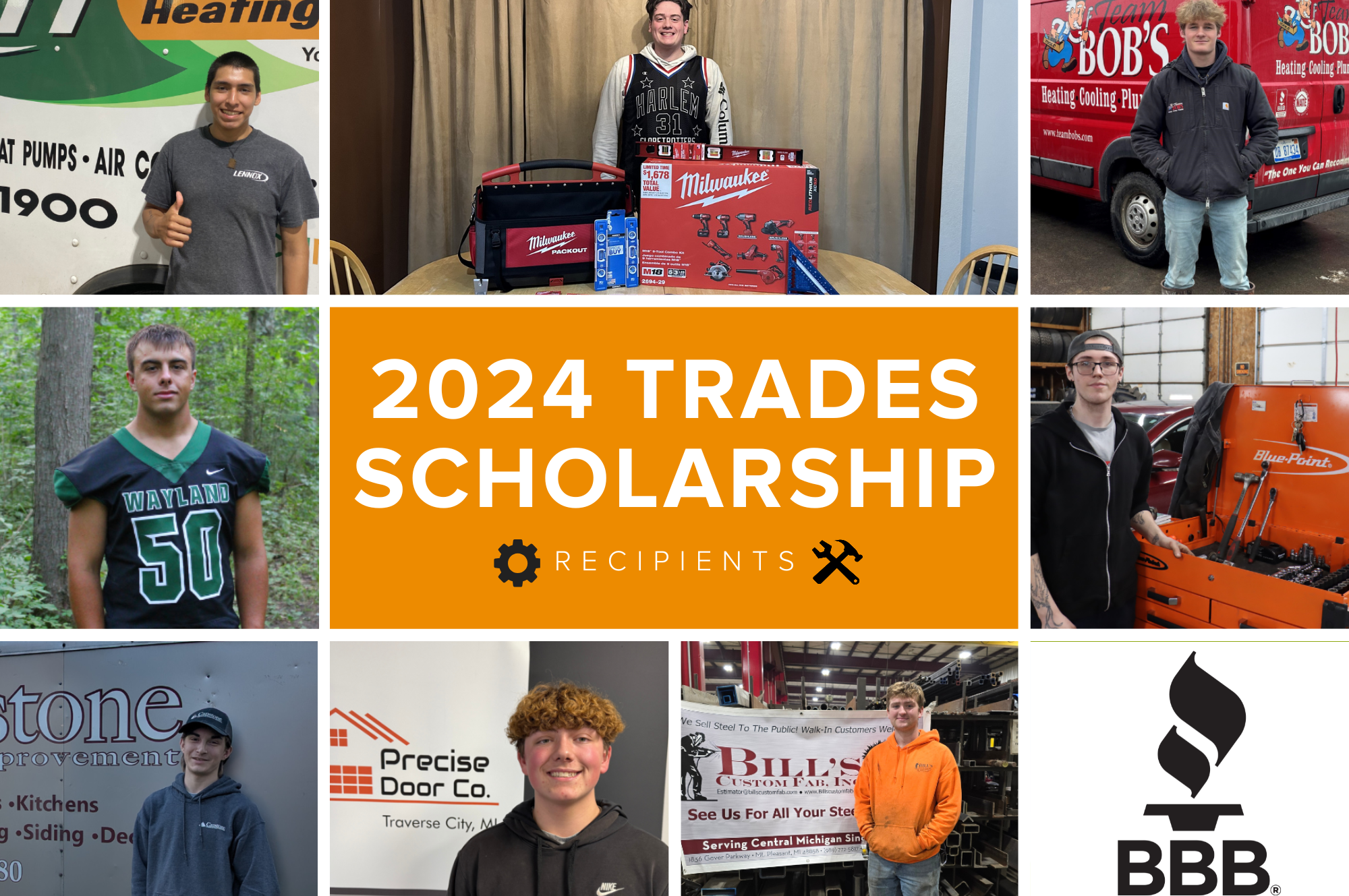 2025 BBB Trades Scholarship Winners