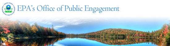 EPA seal and banner indicating the Office of Public Engagement