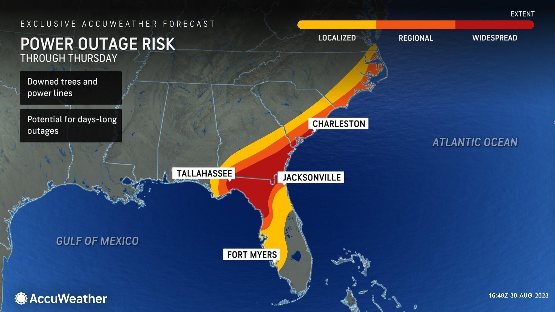 CNBNews - AccuWeather’s Preliminary Estimate: Hurricane Idalia Damage ...